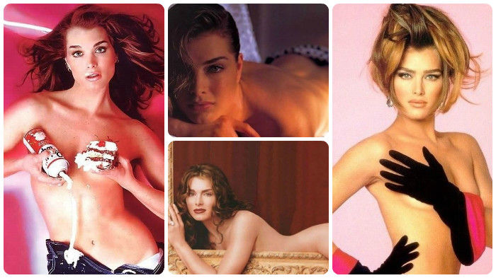 Brooke Shields pokazuje piersi